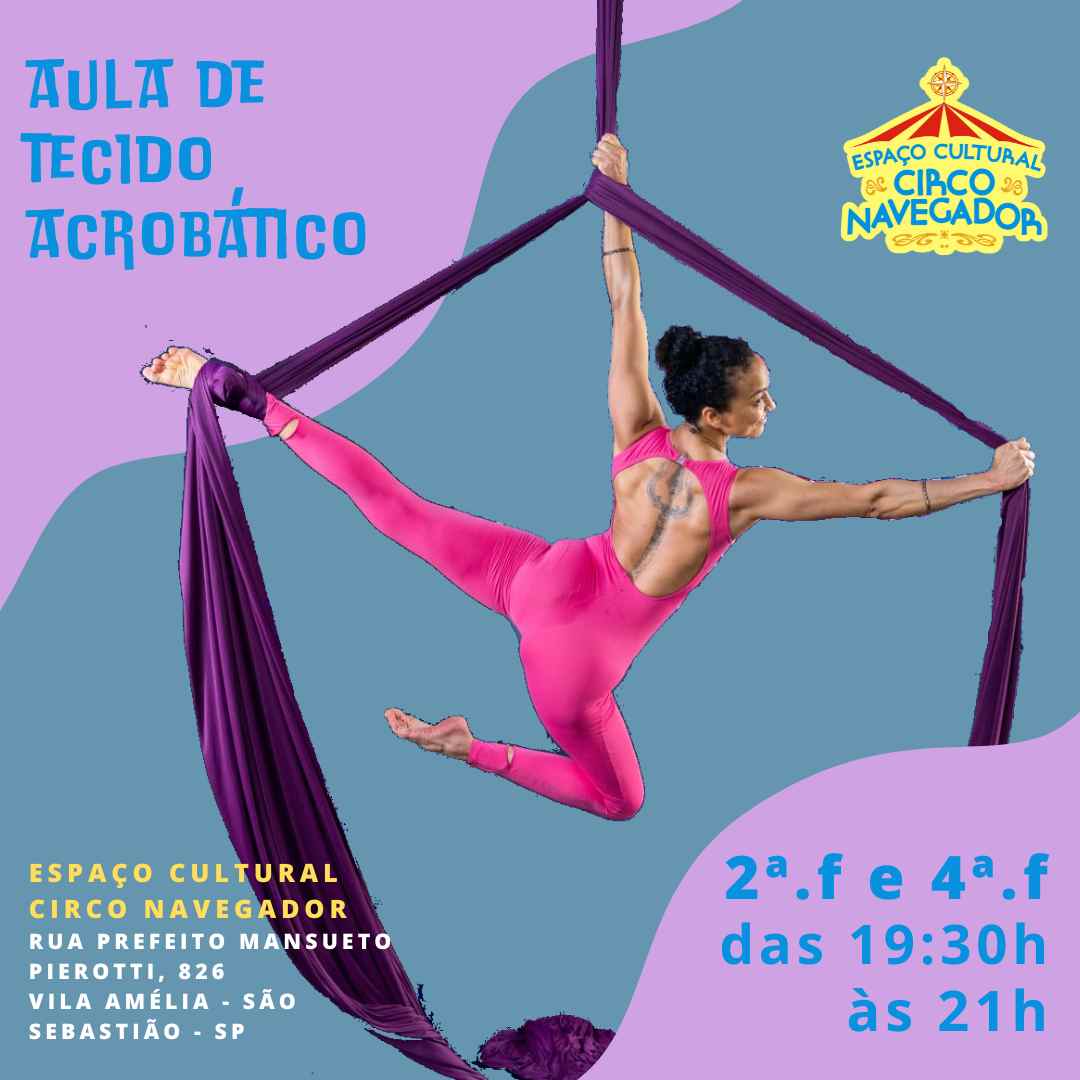 Leia mais sobre o artigo Aulas de Tecido Acrobático