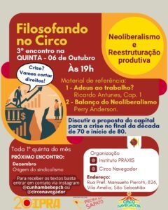 Leia mais sobre o artigo Encontro “Filosofando no Circo”