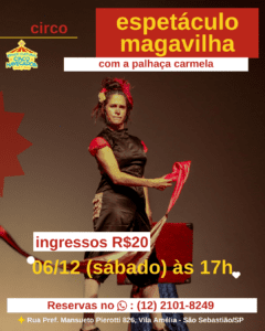 Leia mais sobre o artigo Magavilha com a Palhaça Carmela