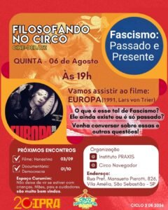 Leia mais sobre o artigo Filosofando no Circo: Exibição do filme “Europa”