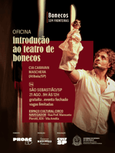 Leia mais sobre o artigo Oficina de Introdução ao Teatro de Bonecos